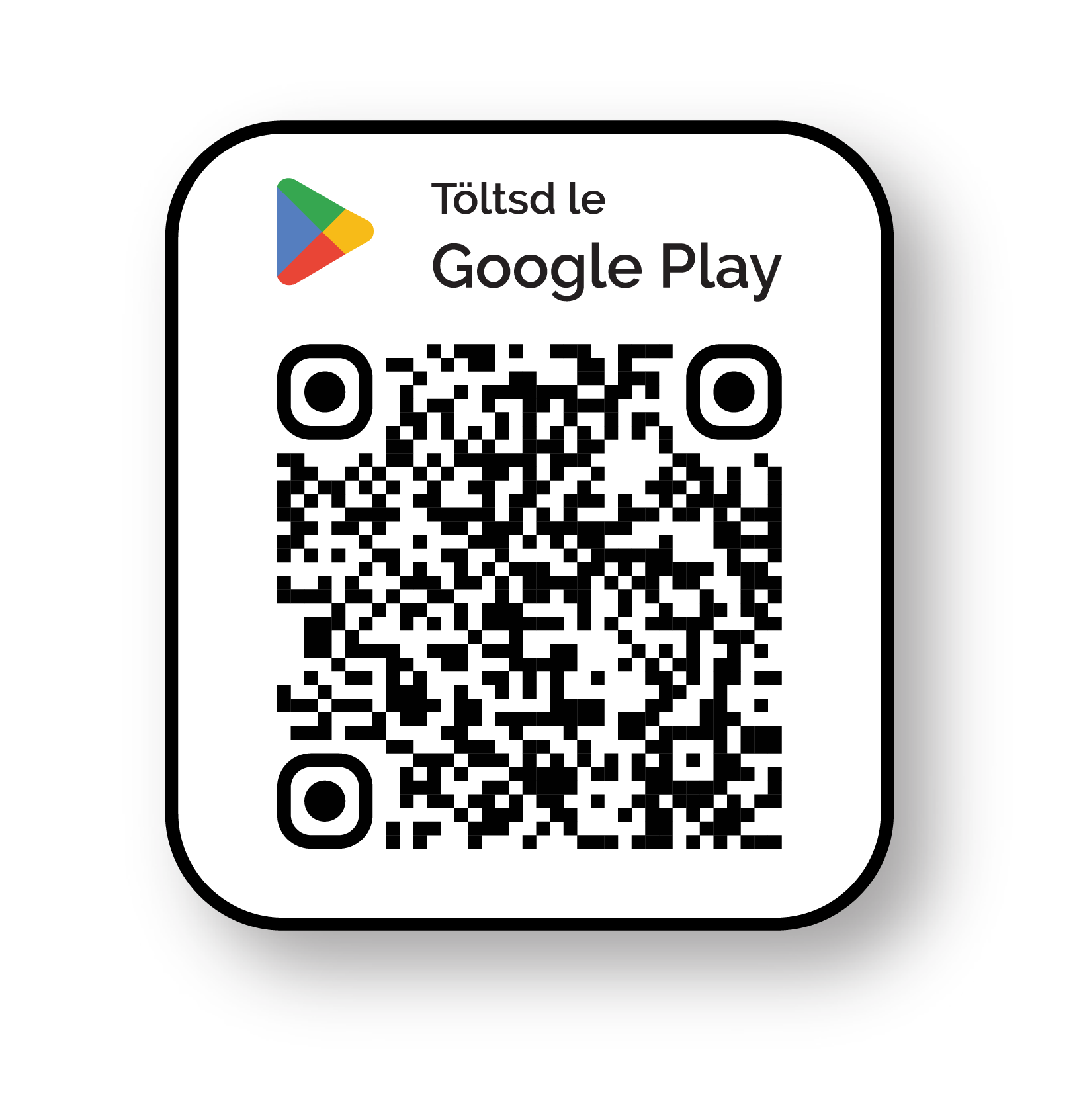 Google Play – a VoxDei letöltési QR-kódja